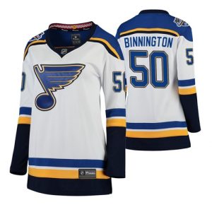 Damen St. Louis Blues Trikot Jordan Binnington 2020 All-Star Weiß